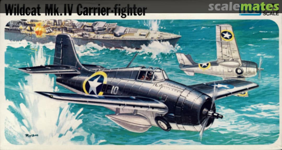 Boxart Wildcat Mk.IV Carrier-fighter F432 FROG Boxart Wildcat Mk.IV Carrier-fighter F432 FROG