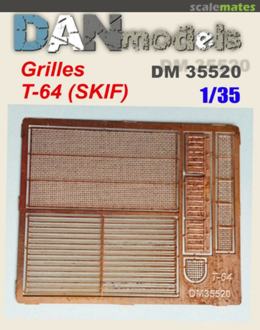 Boxart Grilles for T-64 DM35520 DANmodels Boxart Grilles for T-64 DM35520 DANmodels