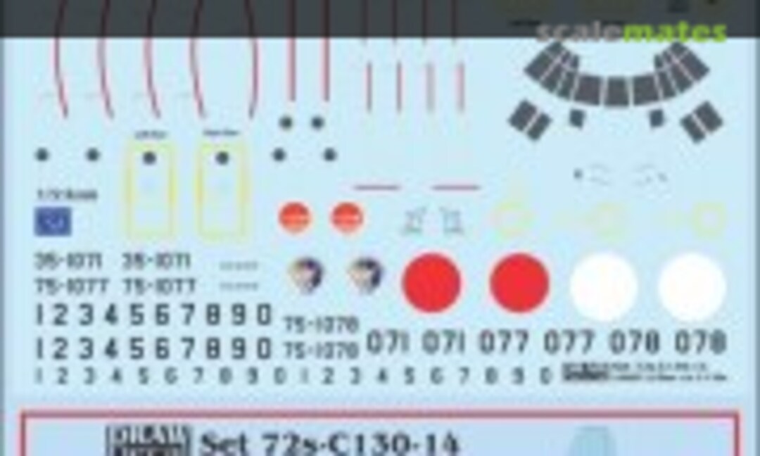 1:72 JASDF Light Blue C-130Hs (Draw Decal 72-C130-14) 72-C130-14