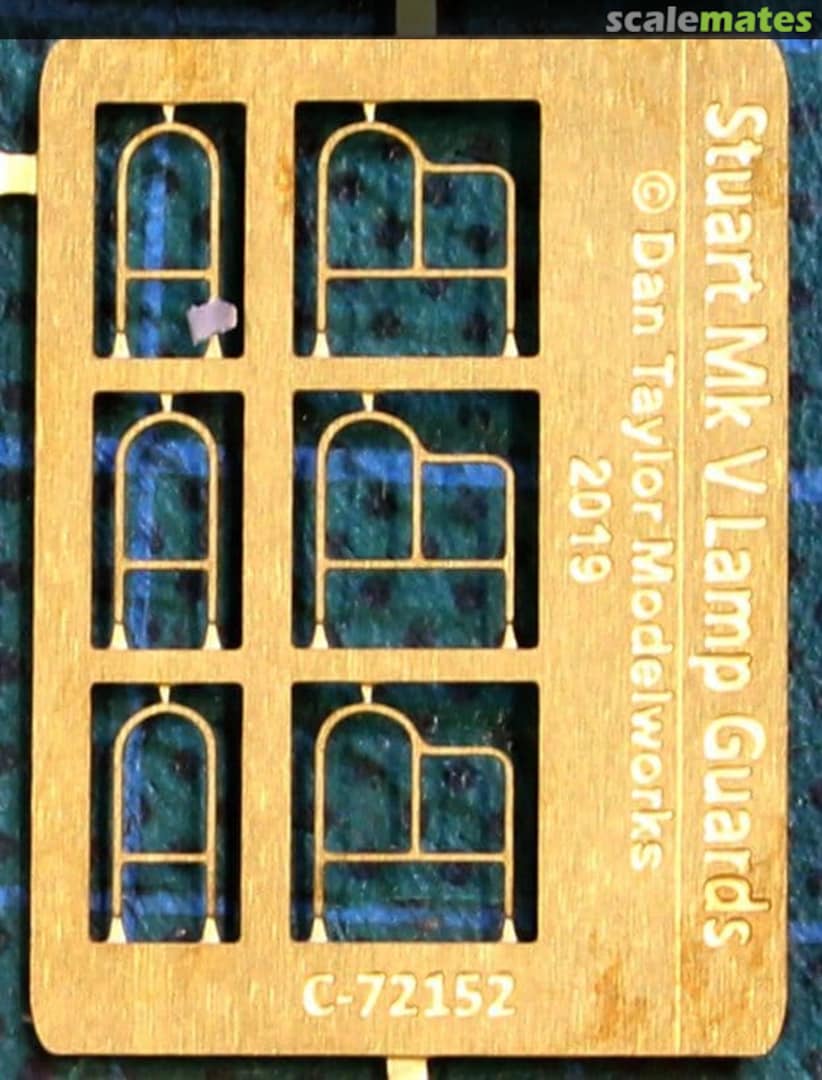 Boxart Stuart Mk V/VI Lamp Brush Guards C-72152 Dan Taylor Modelworks Boxart Stuart Mk V/VI Lamp Brush Guards C-72152 Dan Taylor Modelworks