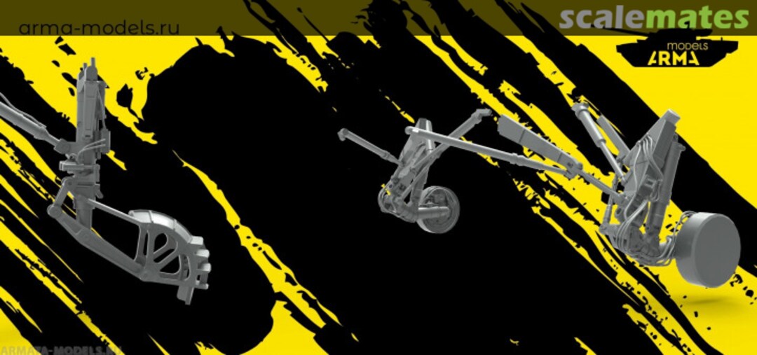 Boxart SU-25 landing gear AM48154 Arma Models