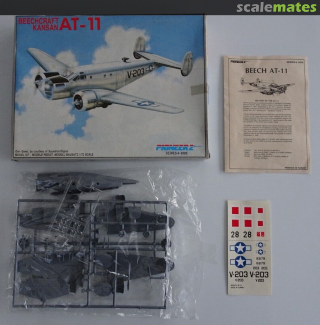 Contents Beechcraft AT-11 Kansan 4-4009 Pioneer 2 Contents Beechcraft AT-11 Kansan 4-4009 Pioneer 2