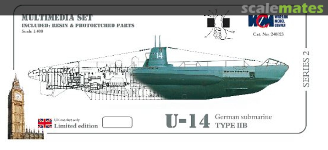 Boxart U-14 Type IIB German Submarine -Multimedia Set 24002 Mirage Hobby Boxart U-14 Type IIB German Submarine -Multimedia Set 24002 Mirage Hobby