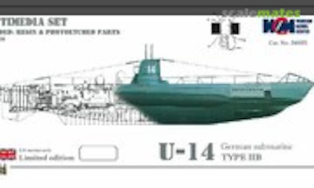 1:400 U-14 Type IIB German Submarine -Multimedia Set (Mirage Hobby 24002) 24002
