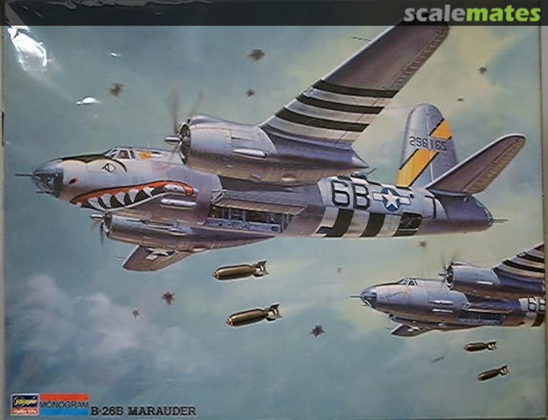 Boxart B-26B Marauder 86075 Hasegawa/Monogram Boxart B-26B Marauder 86075 Hasegawa/Monogram