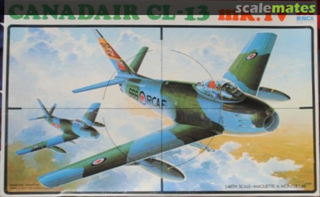 Boxart Canadair CL-13 mk.IV 4038 ESCI Boxart Canadair CL-13 mk.IV 4038 ESCI