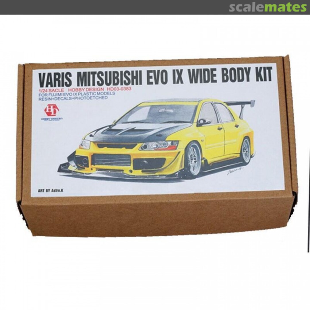 Boxart Varis Mitsubishi EVO IX Wide Body Kit HD03-0383 Hobby Design Boxart Varis Mitsubishi EVO IX Wide Body Kit HD03-0383 Hobby Design