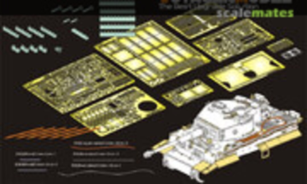 1:35 WWII German Tiger I MID Production (early ver.) Basic Parts (Tamiya Academy) (Voyager Model PE35777) PE35777