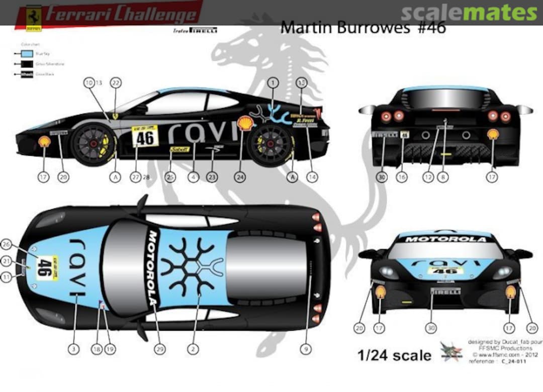 Boxart Ferrari F430 "Ravi" C 24-011 FFSMC Productions