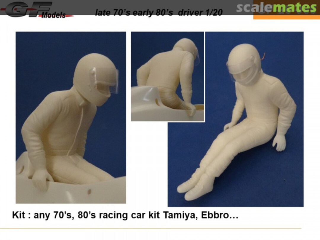 Boxart Driver Figure late 70´s early 80´s 1/20 GF-20-069 GF Models Boxart Driver Figure late 70´s early 80´s 1/20 GF-20-069 GF Models