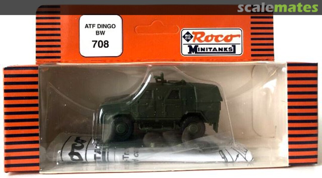 Boxart ATF Dingo BW 708 Roco Minitanks Boxart ATF Dingo BW 708 Roco Minitanks