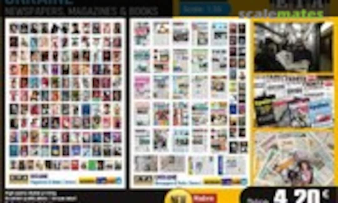 1:35 Ukraine Magazines, Books & Newspapers (ETA Diorama Accessories 340) 340