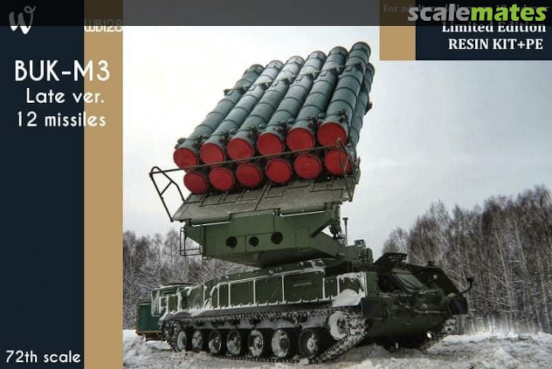 Boxart BUK-M3 Late ver. - 12 missiles WB128 W-Model Boxart BUK-M3 Late ver. - 12 missiles WB128 W-Model