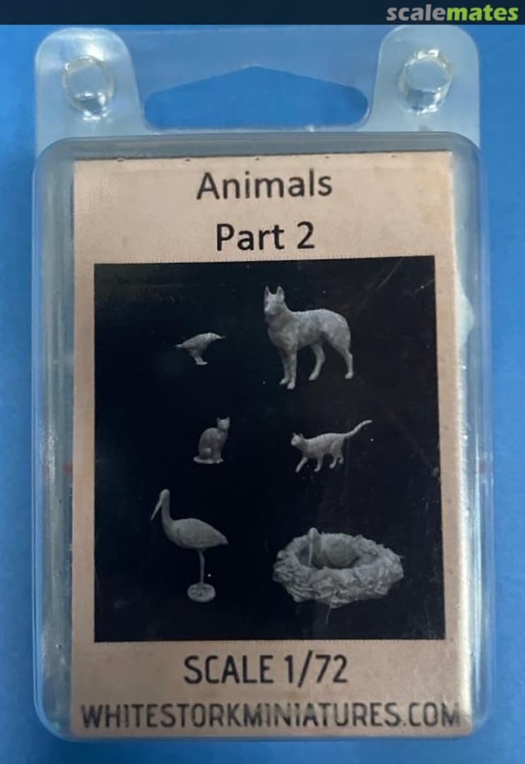 Boxart Animals Part 2 F72035 White Stork Miniatures