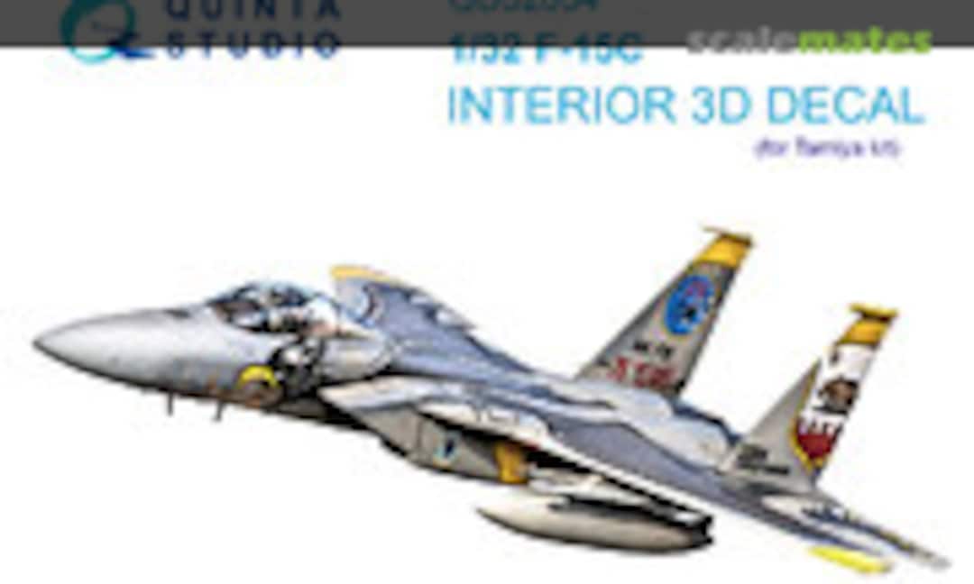 1:32 F-15C interior 3D decals (Quinta Studio QD32034) QD32034