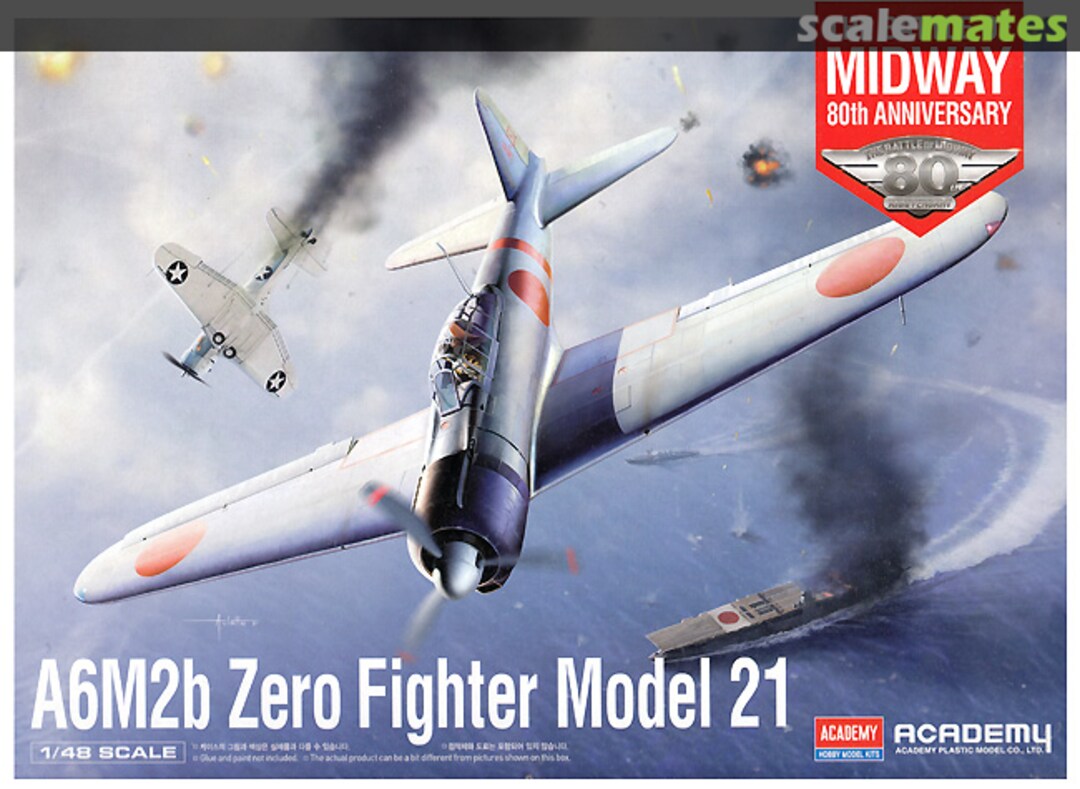 Boxart Mitsubishi A6M2b Zero Fighter Model 21 12352 Academy