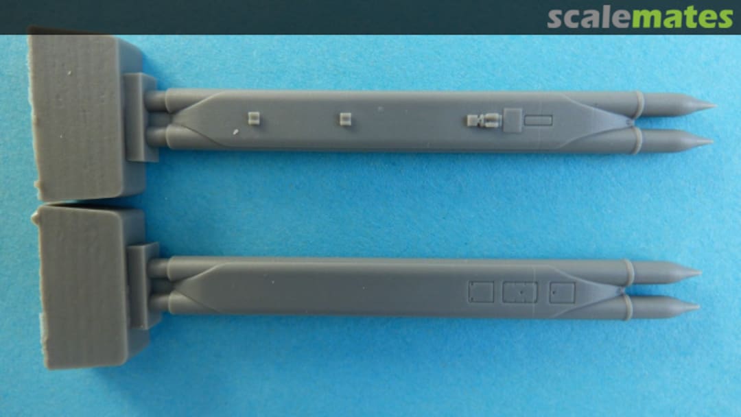 Boxart LAU-33 Zuni Rocket Laucher (2 pcs.) 4460 CMK Boxart LAU-33 Zuni Rocket Laucher (2 pcs.) 4460 CMK