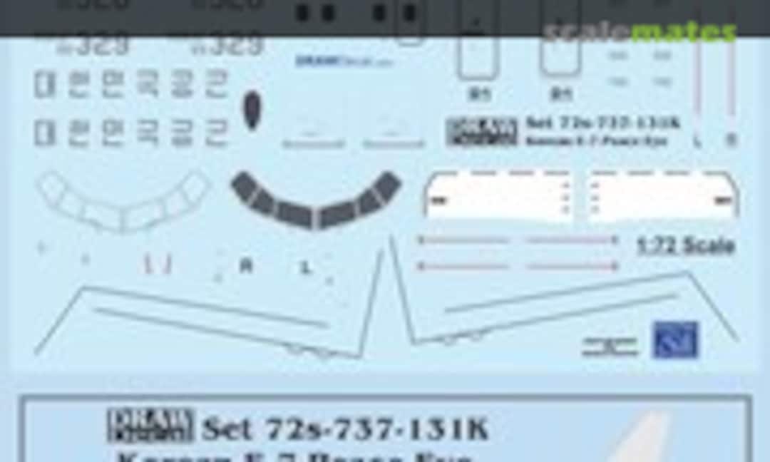1:72 Korean Air Force E-7 Peace Eagle (Draw Decal 72-737-131K) 72-737-131K