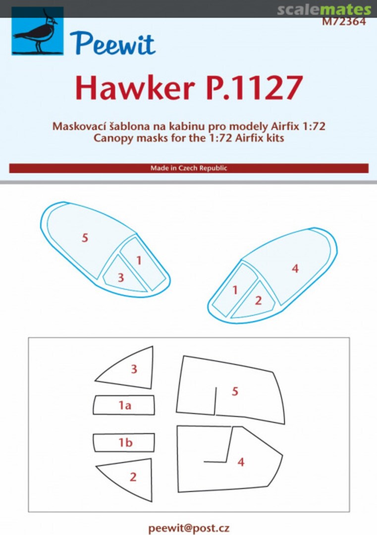 Boxart Hawker P.1127 M72364 Peewit Boxart Hawker P.1127 M72364 Peewit