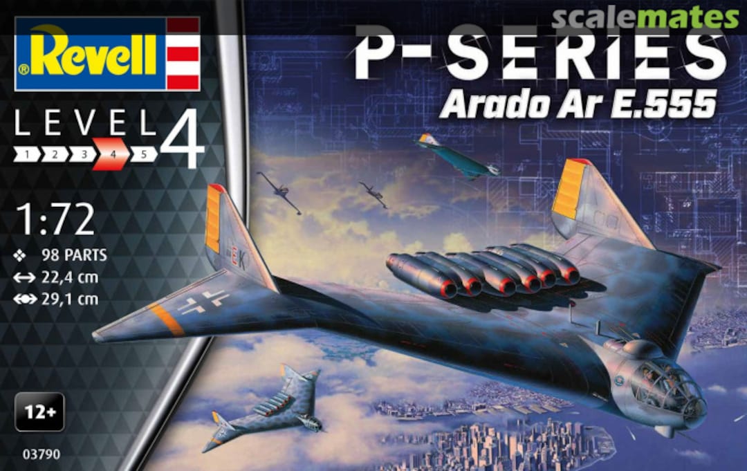 Boxart Arado Ar.555 P-Series 63790 Revell Boxart Arado Ar.555 P-Series 63790 Revell