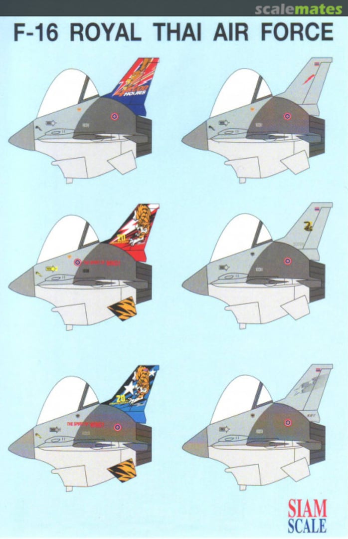 Boxart F-16 Aniversary SSN Compact 2 Siam Scale Boxart F-16 Aniversary SSN Compact 2 Siam Scale