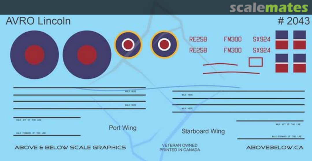Boxart Avro Lincoln 2043 Above & Below Graphics Boxart Avro Lincoln 2043 Above & Below Graphics