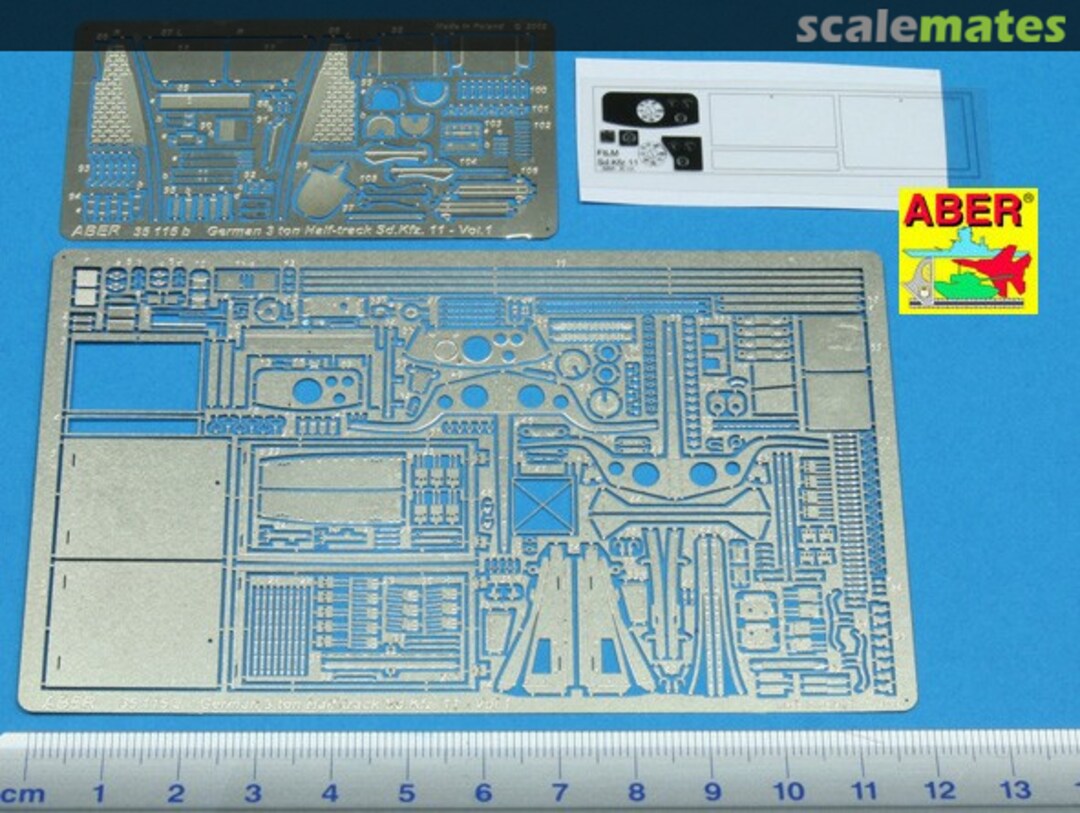 Contents 3-ton Half-track Sd.Kfz.11 Vol. 1 - Basic Set 35115 Aber Contents 3-ton Half-track Sd.Kfz.11 Vol. 1 - Basic Set 35115 Aber