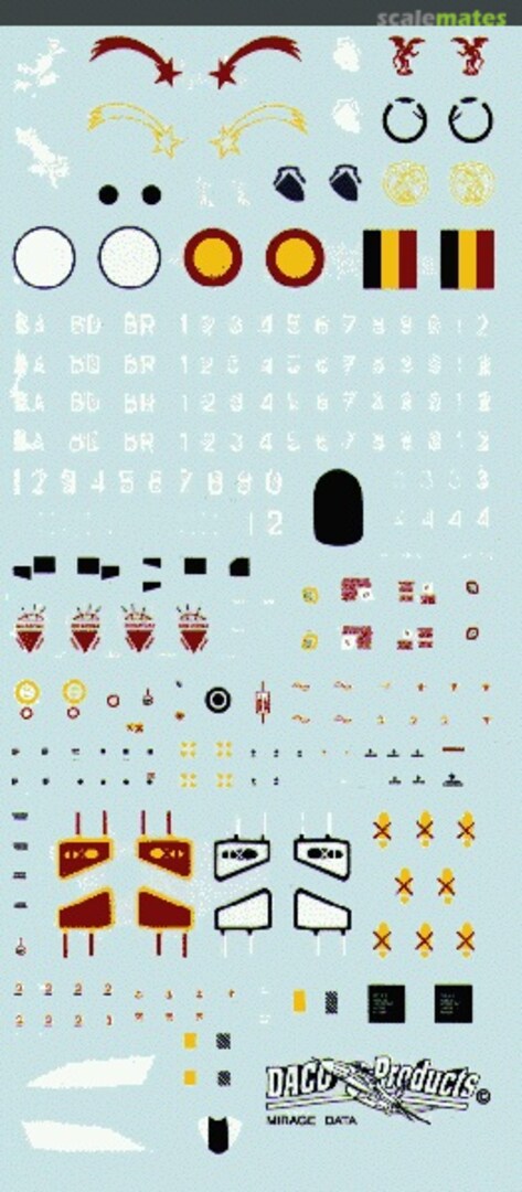Boxart Mirage 5 Stencilling DCD4822 Daco Products Boxart Mirage 5 Stencilling DCD4822 Daco Products