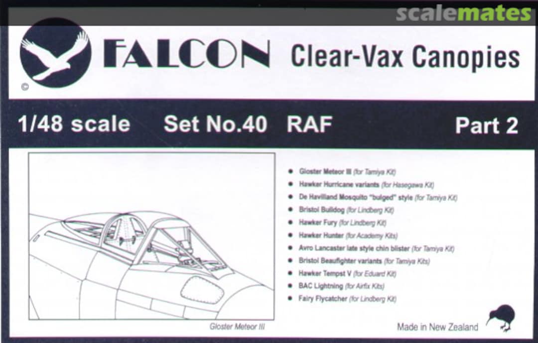 Boxart RAF Part 2 40 Falcon Boxart RAF Part 2 40 Falcon