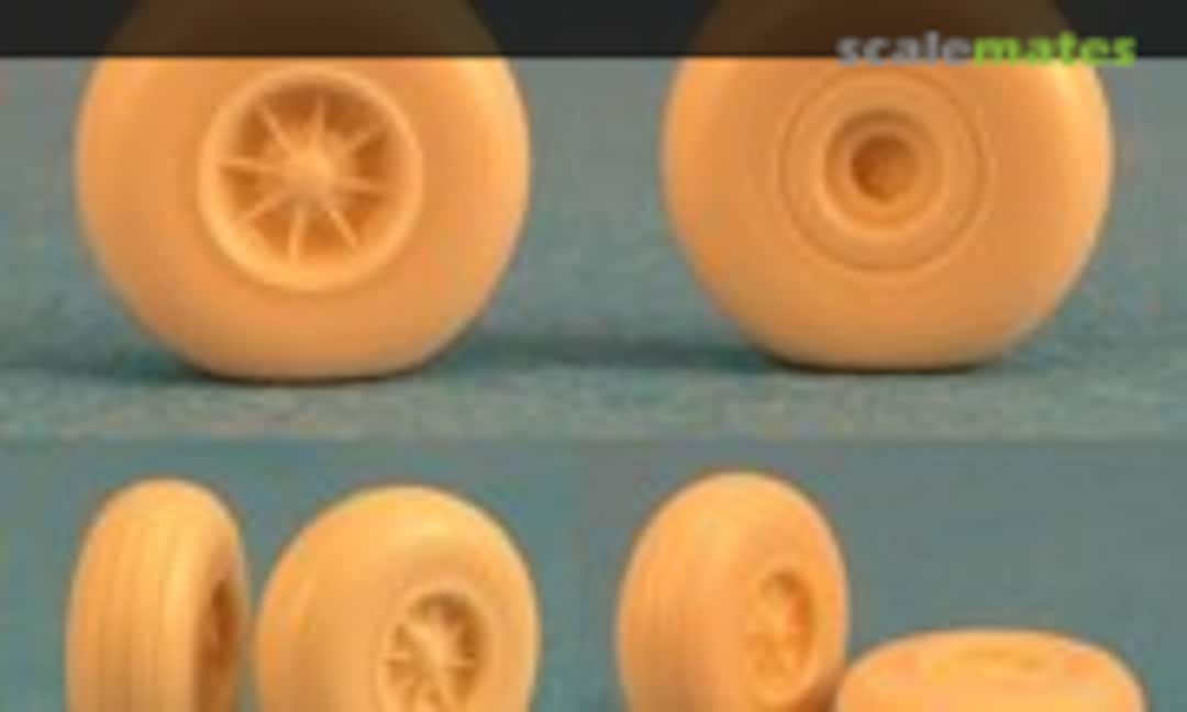 1:48 Weighted Wheels: AU-23 Peacemaker/PC-6 Turboporter Kits (Large Diameter) (Royale Resin R076) R076