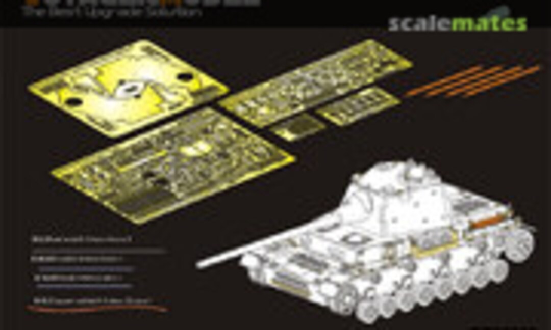 1:35 WWII German Pz.Kpfw.IV Ausf.J Detail Parts (mit Panther F turret) (Dragon) (Voyager Model PE35803) PE35803