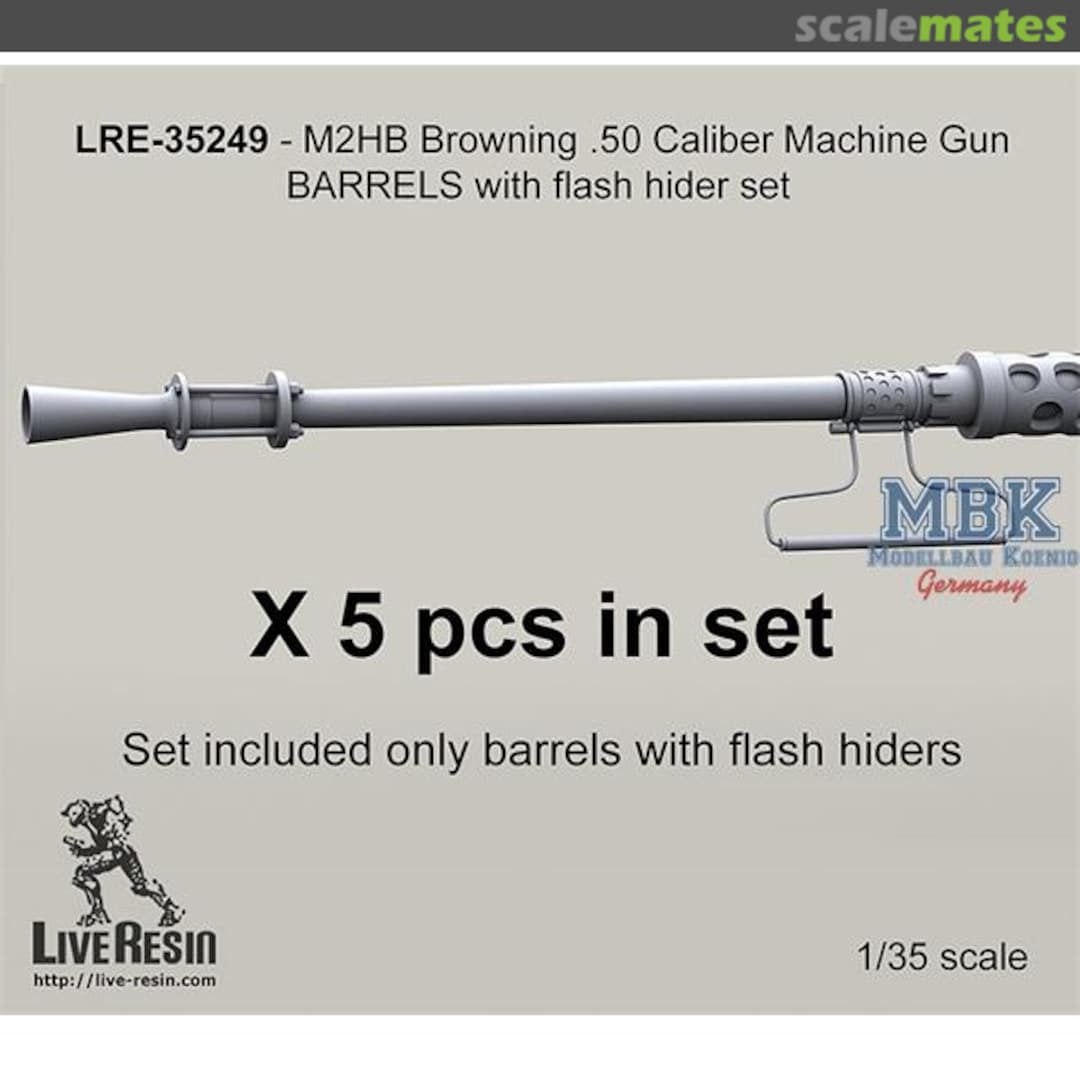 Boxart M2HB Browning .50 Caliber w/ flash hider LRE-35249 Live Resin Boxart M2HB Browning .50 Caliber w/ flash hider LRE-35249 Live Resin