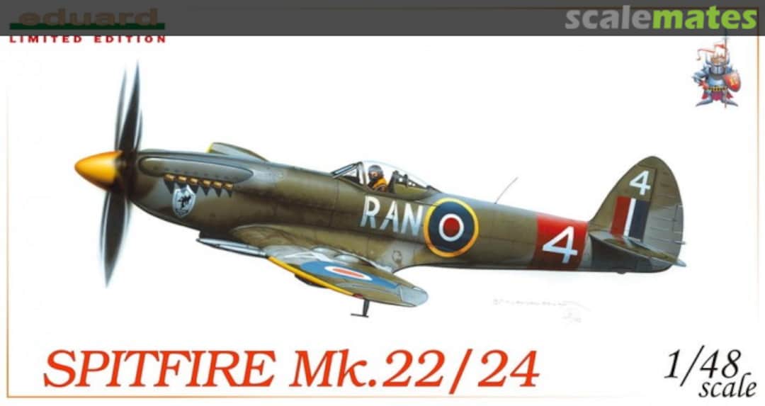 Boxart Spitfire Mk.22/24 1121 Eduard Boxart Spitfire Mk.22/24 1121 Eduard