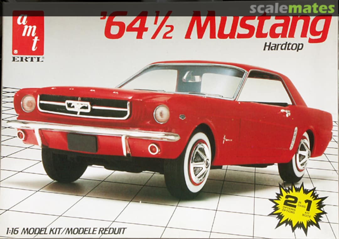 Boxart '64 1/2 Mustang Hardtop #6722 AMT/ERTL Boxart '64 1/2 Mustang Hardtop #6722 AMT/ERTL