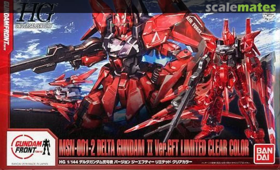 Boxart MSN-001-2 Delta Gundam II Ver.GFT Limited Clear Color 0211774 Bandai Boxart MSN-001-2 Delta Gundam II Ver.GFT Limited Clear Color 0211774 Bandai