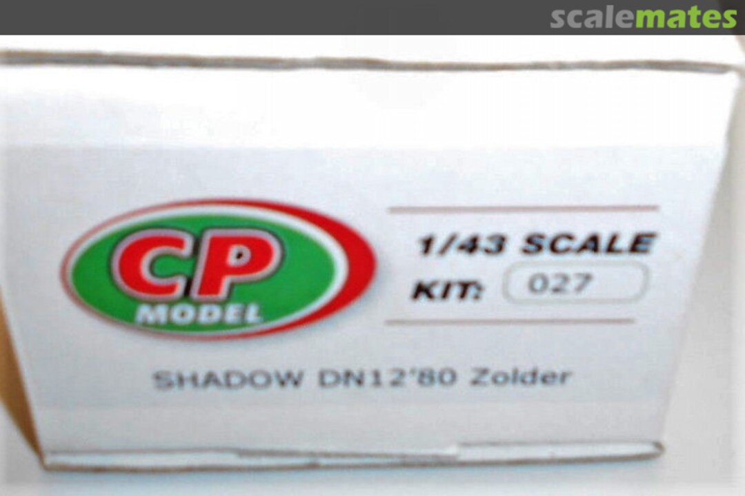 Boxart Shadow-Ford DN12 CPM027 CP Model Boxart Shadow-Ford DN12 CPM027 CP Model