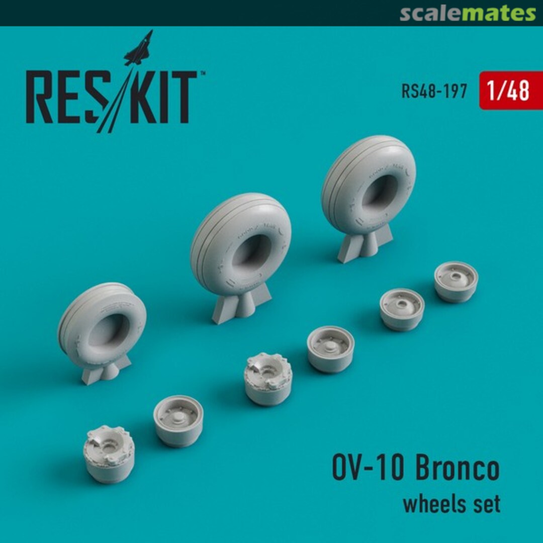 Boxart OV-10 Bronco wheels set RS48-0197 ResKit