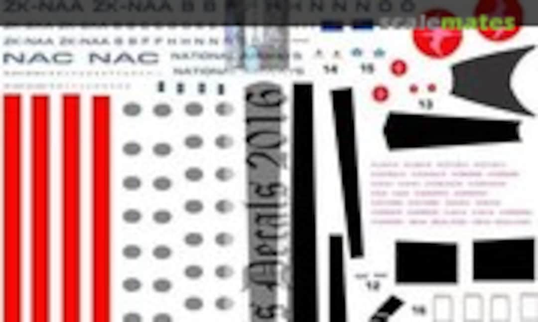 1:144 NAC F27 3rd scheme (Oldmodels Decals OMD0106) OMD0106