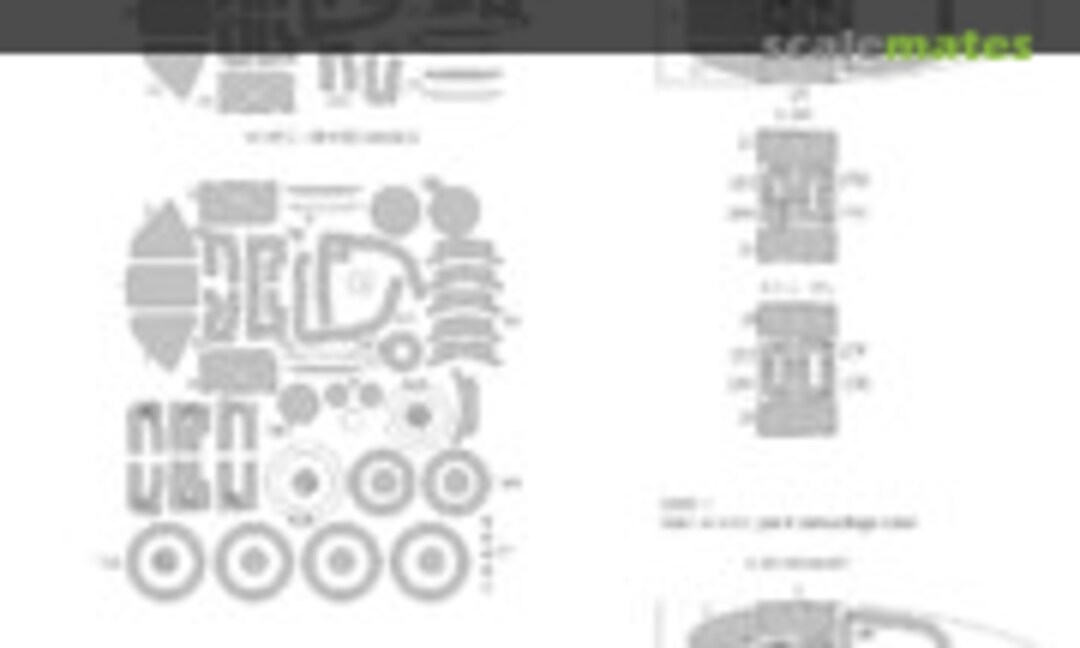 1:48 Lockheed P-38 H EXPERT kabuki masks (New Ware NWAM0740) NWAM0740