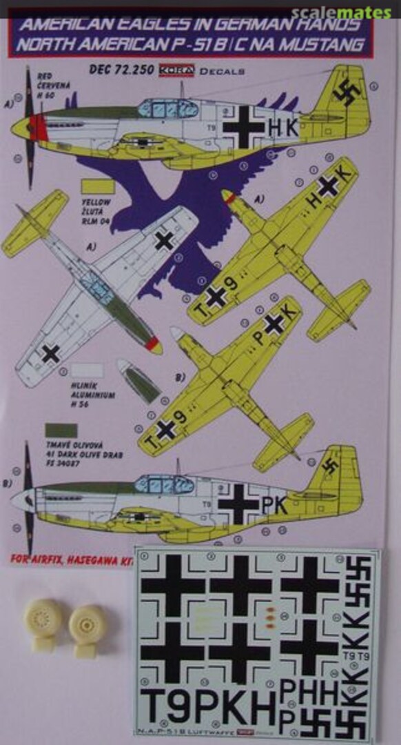 Boxart North American P-51B/C NA Mustang DEC72250 Kora Models Boxart North American P-51B/C NA Mustang DEC72250 Kora Models