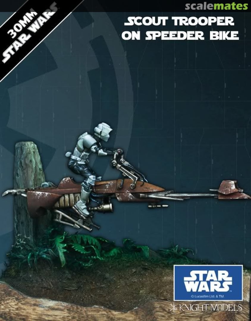 Boxart Scout Trooper on Speeder Bike K30ST017 Knight Models Boxart Scout Trooper on Speeder Bike K30ST017 Knight Models
