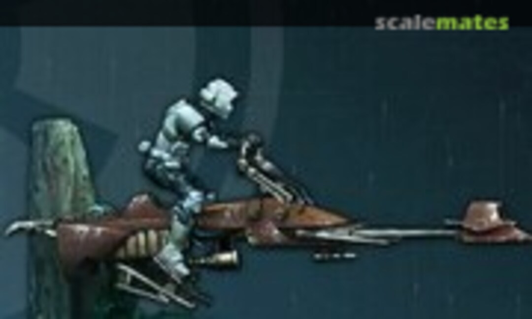 30mm Scout Trooper on Speeder Bike (Knight Models K30ST017) K30ST017