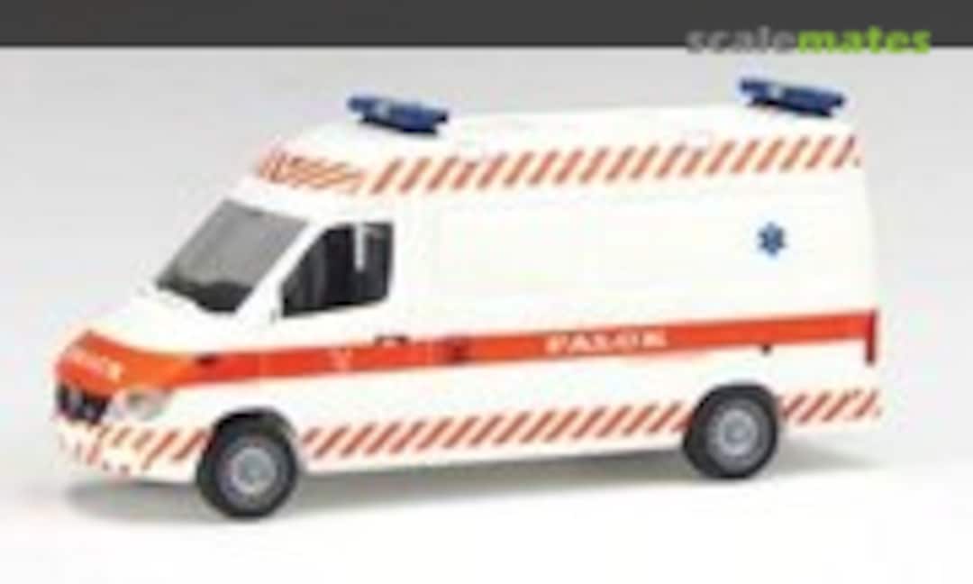 1:87 Mercedes Benz Sprinter Falck (DK) RTW (Herpa 257961)