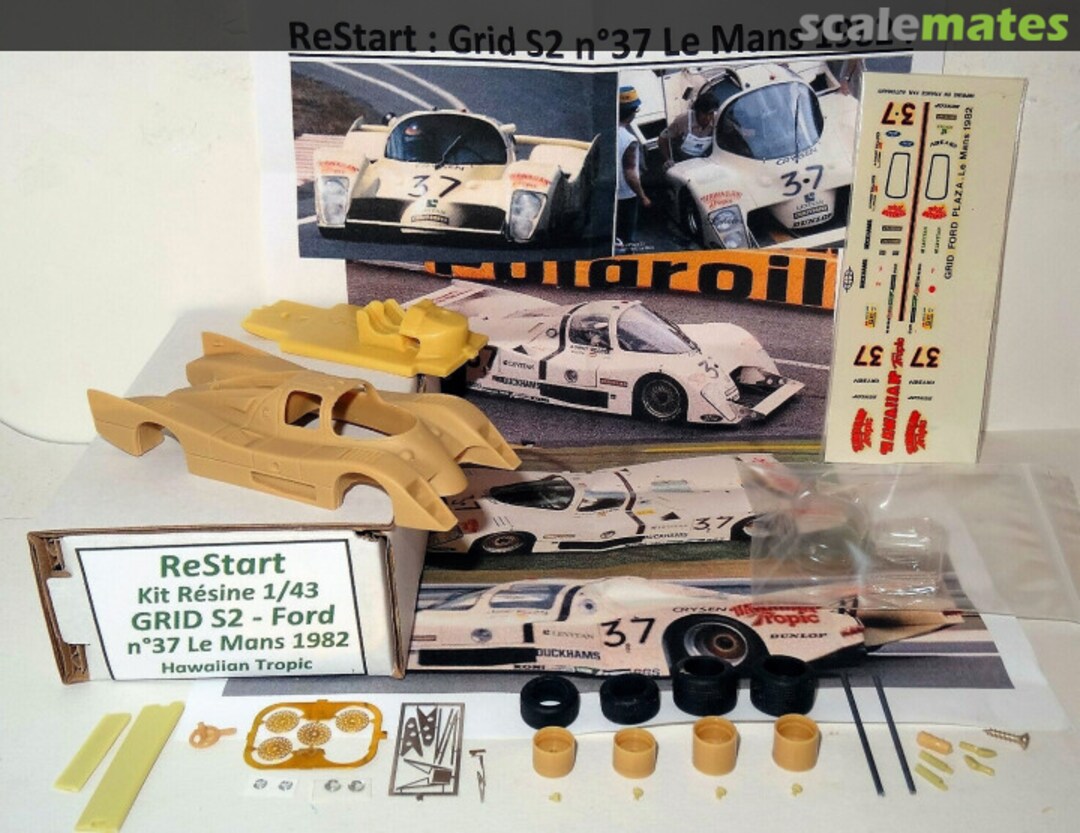 Boxart Grid-Ford S1 #GA01 "HAWAIIAN Tropic" RS82037 ReStart