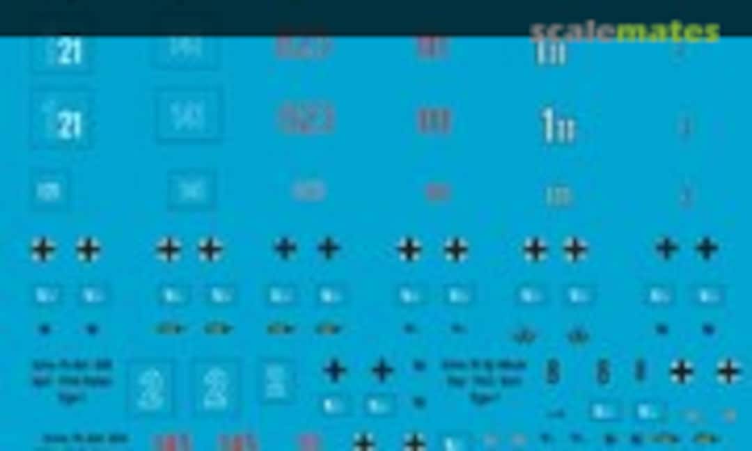 1:87 Tiger Panzer in Afrika und Italien (Peddinghaus-Decals EP 759) EP 759