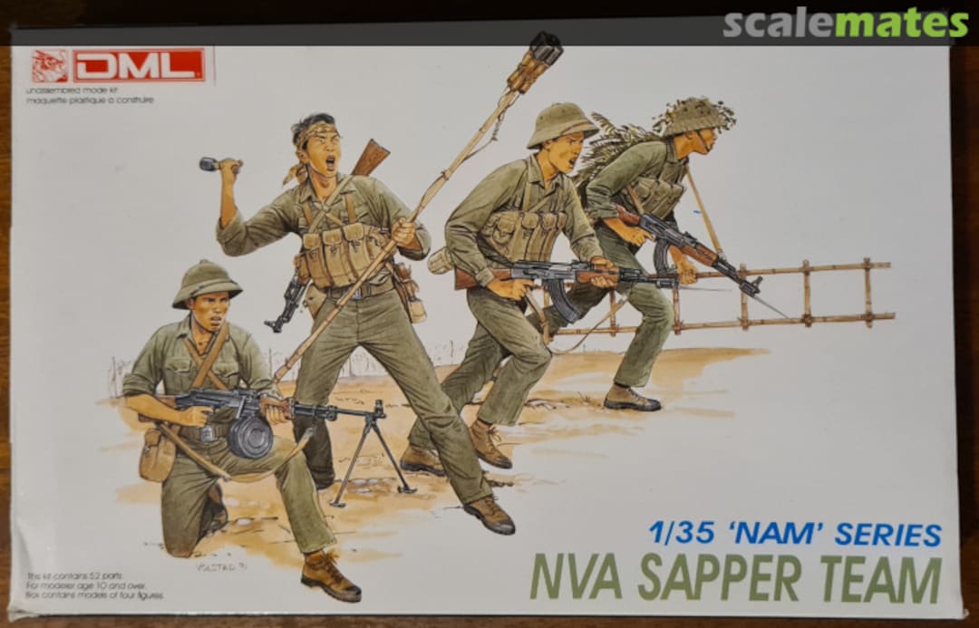 Boxart NVA Sapper Team 3308 DML Boxart NVA Sapper Team 3308 DML