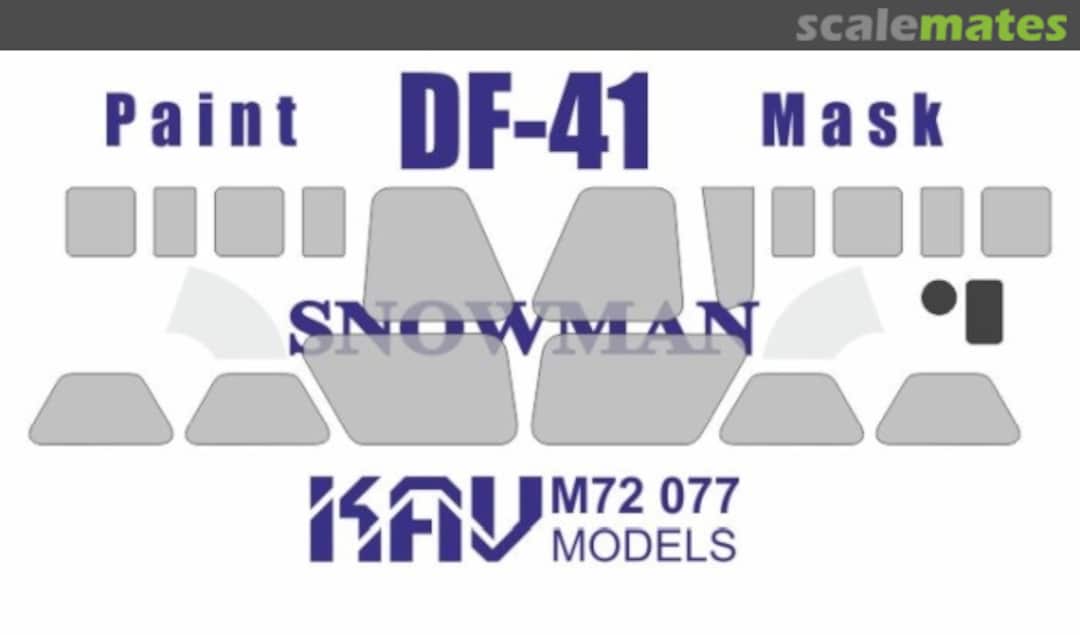 Boxart DF-41 masks KAV M72 077 KAV models Boxart DF-41 masks KAV M72 077 KAV models