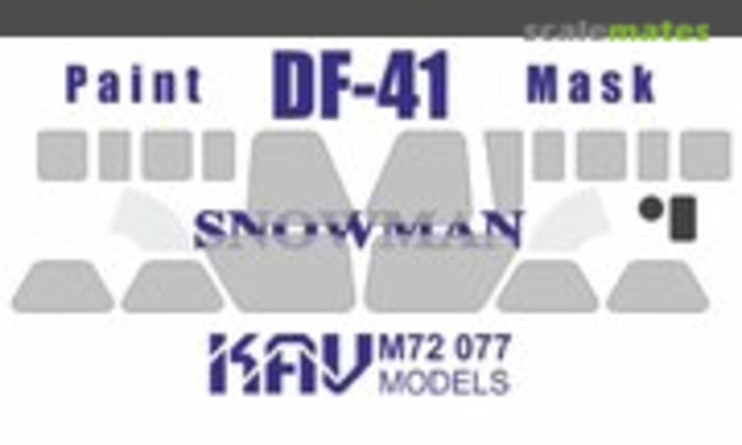 1:72 DF-41 masks (KAV models KAV M72 077) KAV M72 077