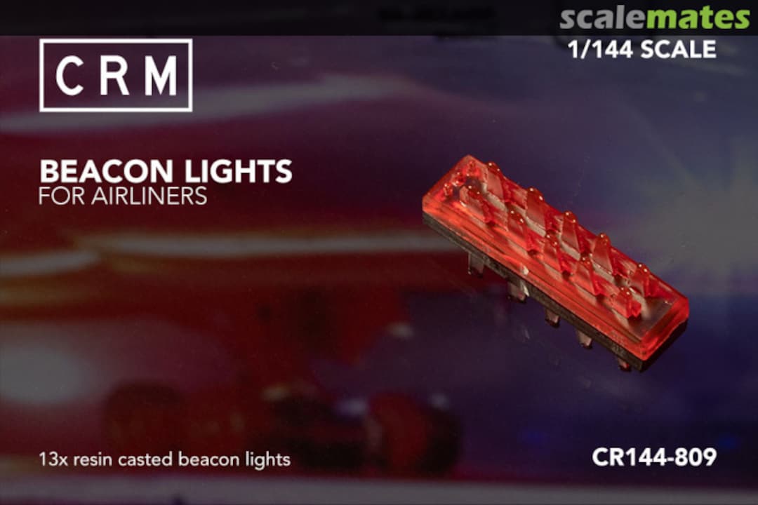 Boxart Beacon Lights for Airliners CR144-809 CRM Boxart Beacon Lights for Airliners CR144-809 CRM
