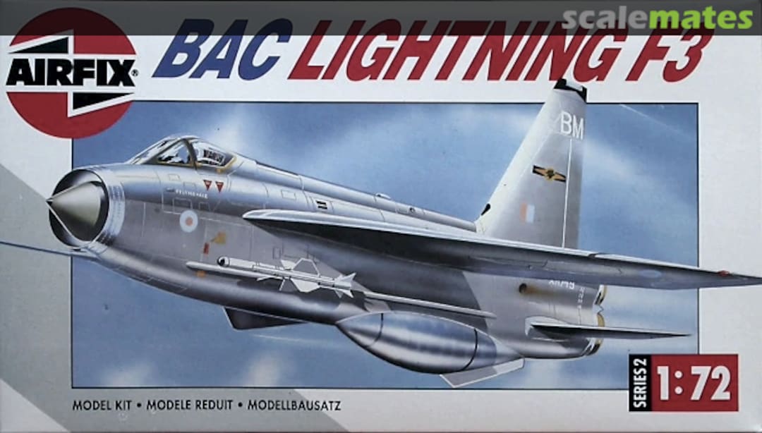 Boxart BAC Lightning F3 02080 Airfix Boxart BAC Lightning F3 02080 Airfix